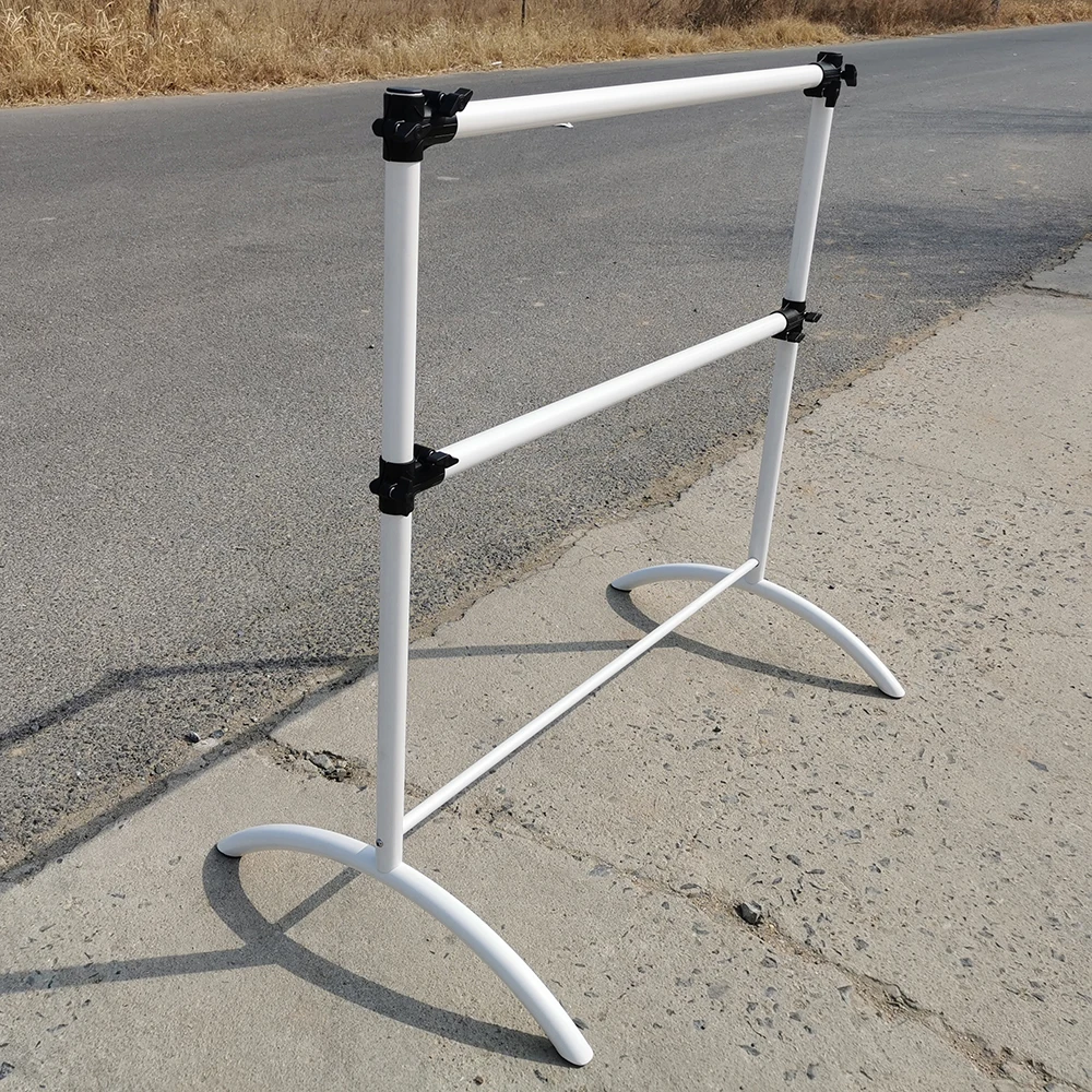 

Portable Double Standing Ballet Barre for Home Use