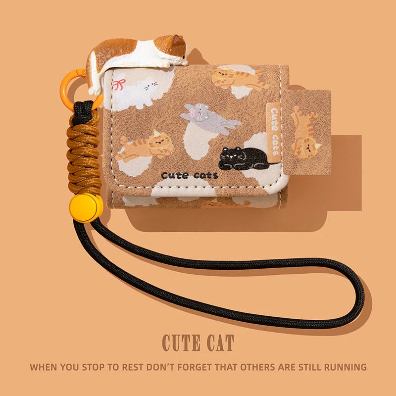 

Cute Puppy Case For Shokz OpenDots One E310 PC Leather Earphone Cover Shockproof Protective Soft Shell