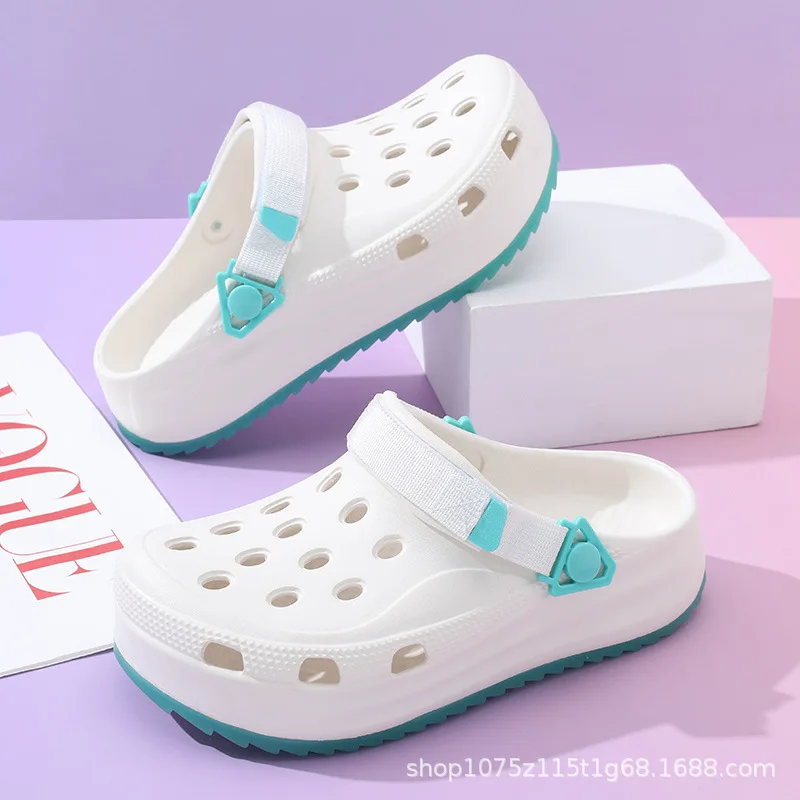 

Fashion Women Garden Clogs Thick Platform Slip Resistant Sandels Comfortable Lightweight Outdoor Slippers
