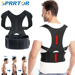 Ceinture orthopédique de soutien magnétique pour le dos, correcteur de Posture pour la colonne vertébrale, Corset redresseur pour le dos