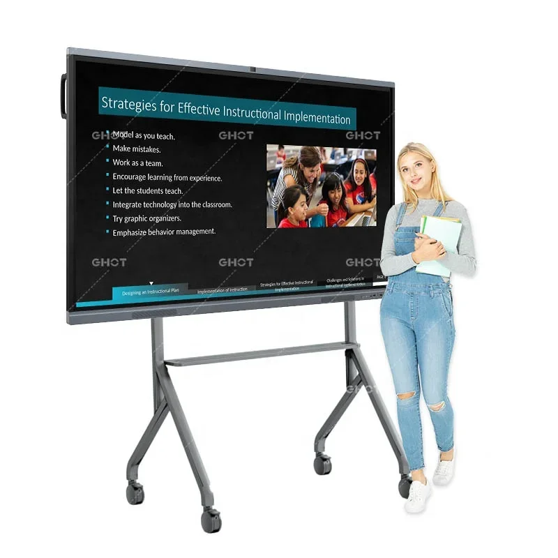 311D2 8 + 128G Smart Panel Digital Display Wholesale Price Interactive Whiteboard 86 Inch Interactive Smart Tablet School