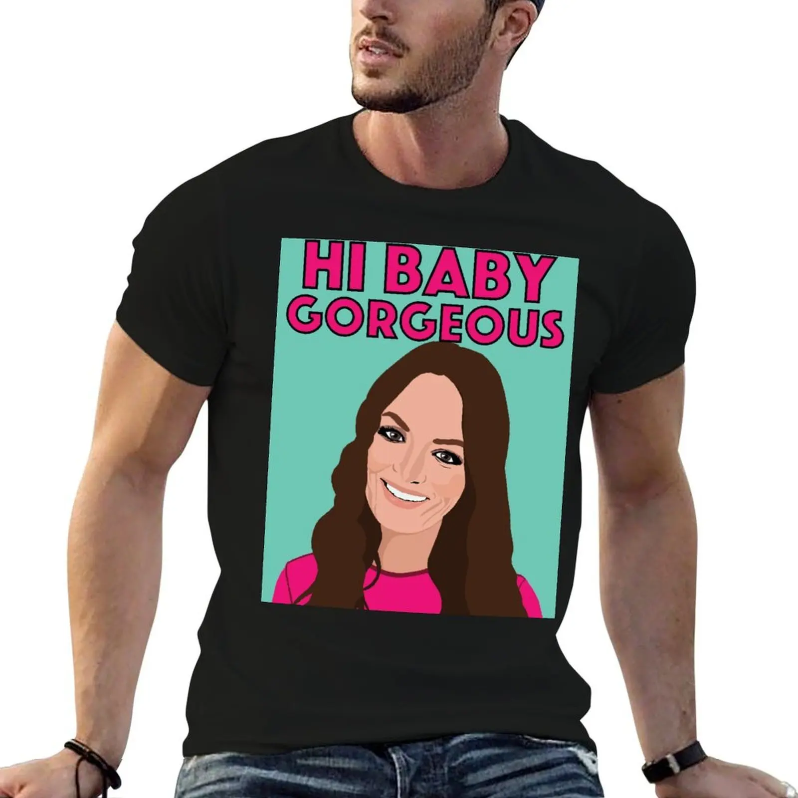 

City) t graphic RHOSLC Lake Salt T-Shirt Gorgeous Housewives mens (Real Hi BARLOW of shirts LISA Baby