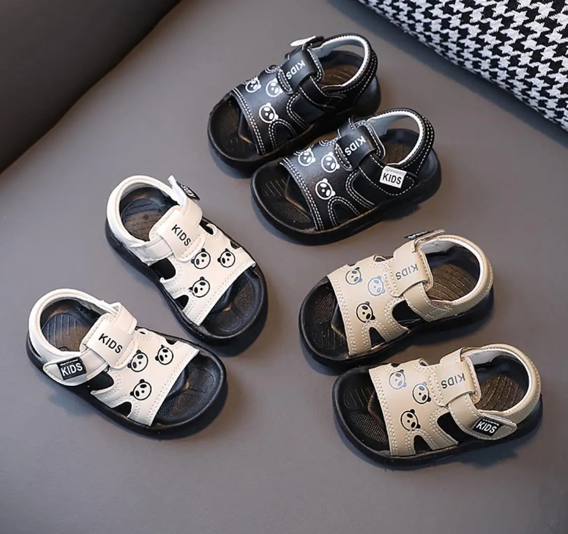 Sandálias antiderrapantes de sola macia para bebê e criança, sapatos de praia, tênis casuais, sapatos de caminhada para crianças pequenas de 1 a 6 anos, verão