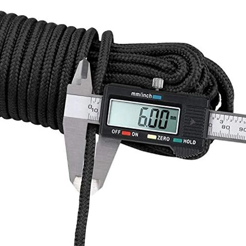 

2 Rolls Nylon Rope Clothesline Heavy Duty Utility Cord Outdoor Camping Hiking Mountaineering Portable Travel Cord