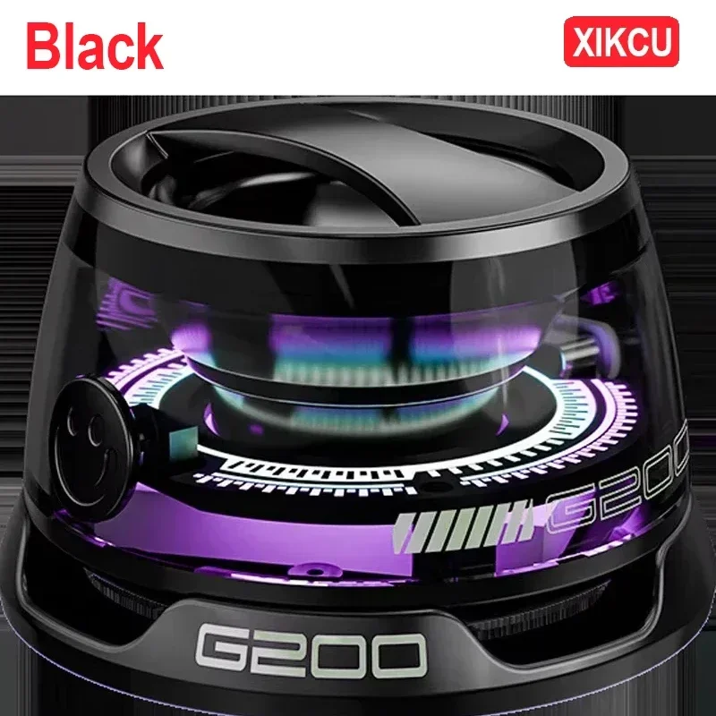 صندوق الصوت G200 RGB الإضاءة المغناطيسي المتكلم BT5.0 صندوق الصوت الصغير 7 ساعات تشغيل حامل هاتف مكبر صوت بخاصية البلوتوث المحمولة