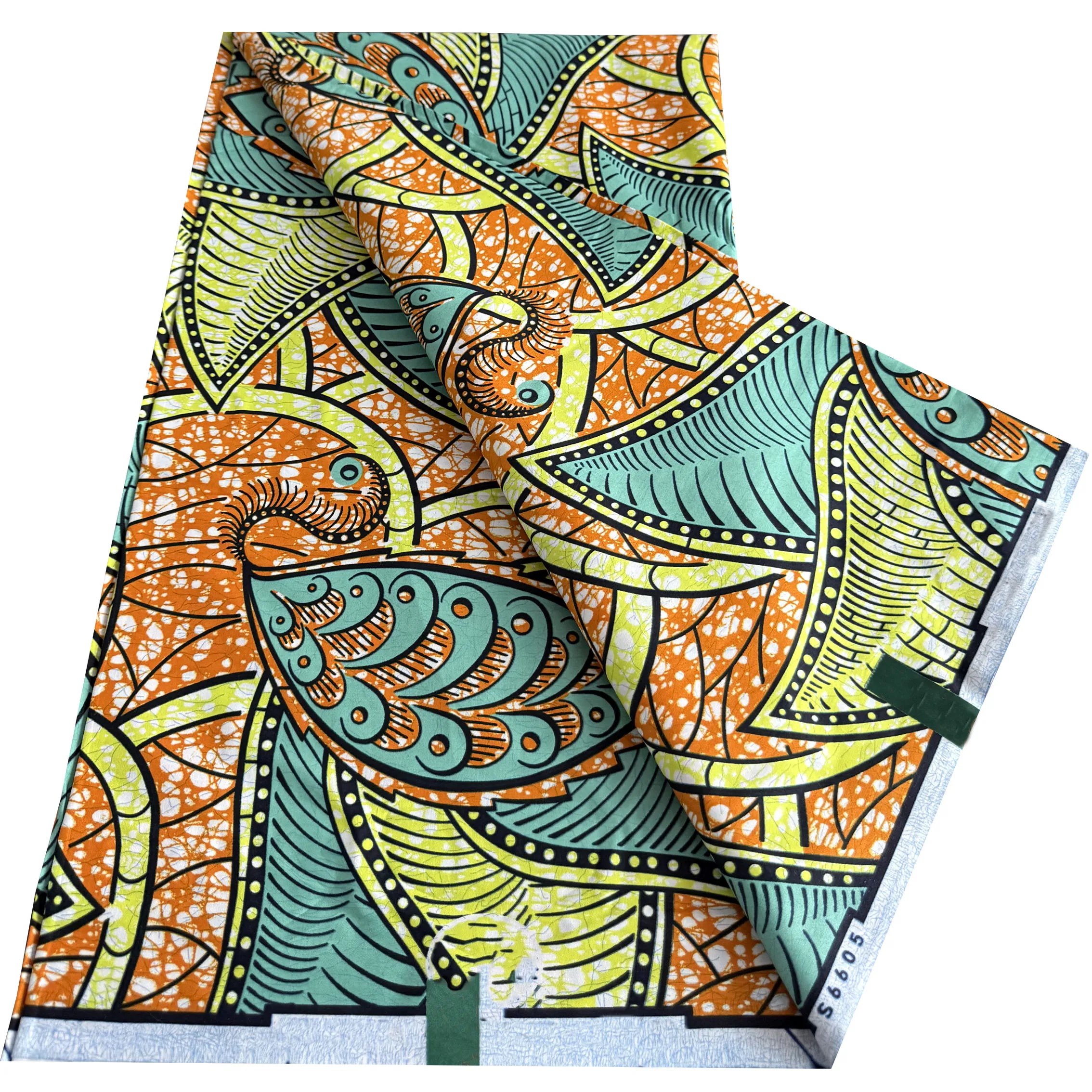 African Ankara Print - Tissu africain en véritable coton imprimé