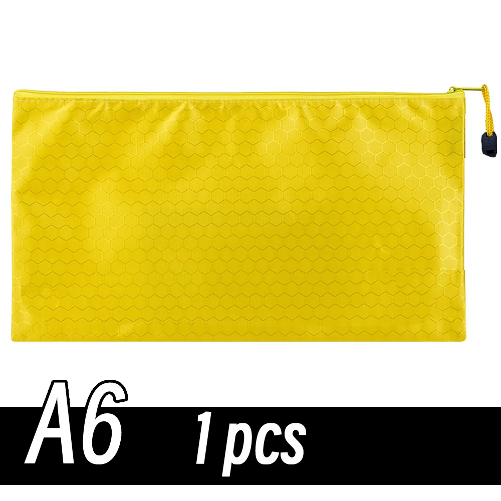 A4/A6 Bleistift Tasche Mäppchen Dokument Puzzle Tasche Wasserdichte Zip Datei Ordner Bleistift Fall Lagerung Taschen Schule Büro liefert