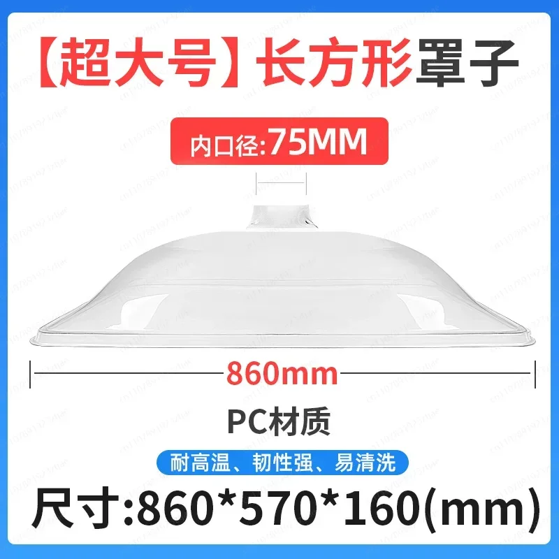Large Moxibustion Fume Extractor Hood, Bamboo Moxa Stick Smoke Purifier & Exhaust Vent for TCM Therapy Room