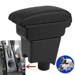 For Dacia Renault Sandero Logan 2 Armrest For Nissan Almera G15 Car Armrest box For Lada LARGUS Storage box Car Accessories