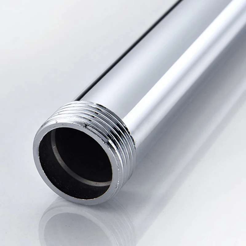 Shower Extension 30CM Stainless Steel Round Chrome Bathroom Shower Rod Extension