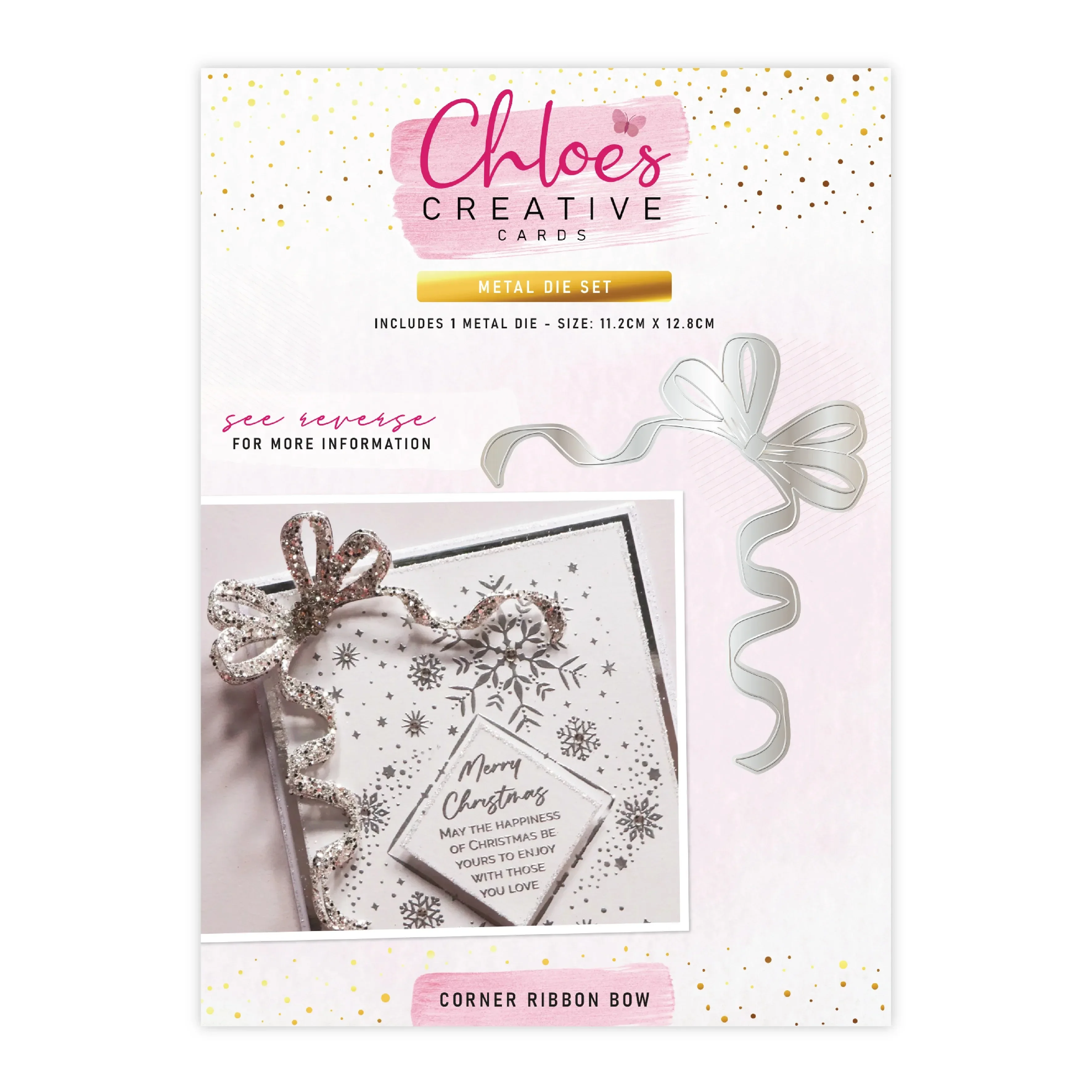 Corner Ribbon Bow Stamps Metal Cutting Dies Scrapbook Diary Decoration Stencil Embossing Template DIY Greeting Card Handmade image 3