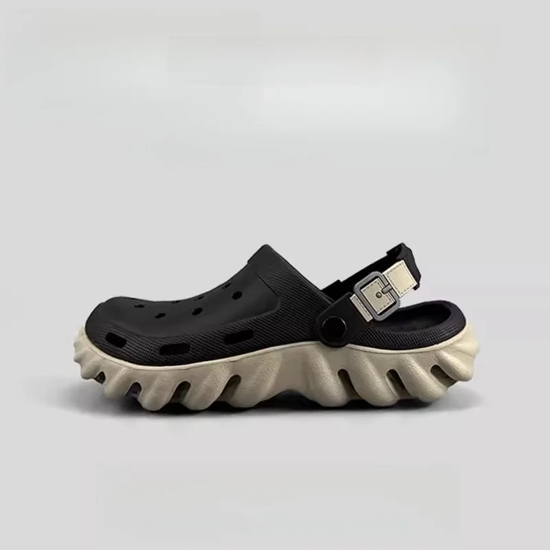 

Мужские летние дышащие повседневные шлепанцы-слайды с мягкой подошвой, нескользящие, удобные, универсальные, легкие, из ЭВА