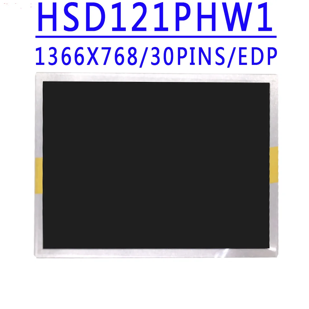 HSD121PHW1  12.1 inch 1366X768 TN HD 30Pins EDP 60hz LCD Screen For ASUS EEE PC 1215 1215B 1215T 1215N 1215P Laptop LCD Screen