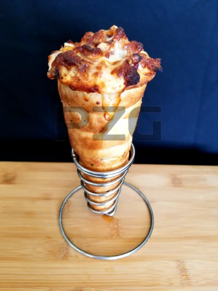 304 Food Grade Stainless Steel Pizza Cone Stand Supportor Ice Cream Cone Pizza Holder Pizza Cone Stand Holder Made