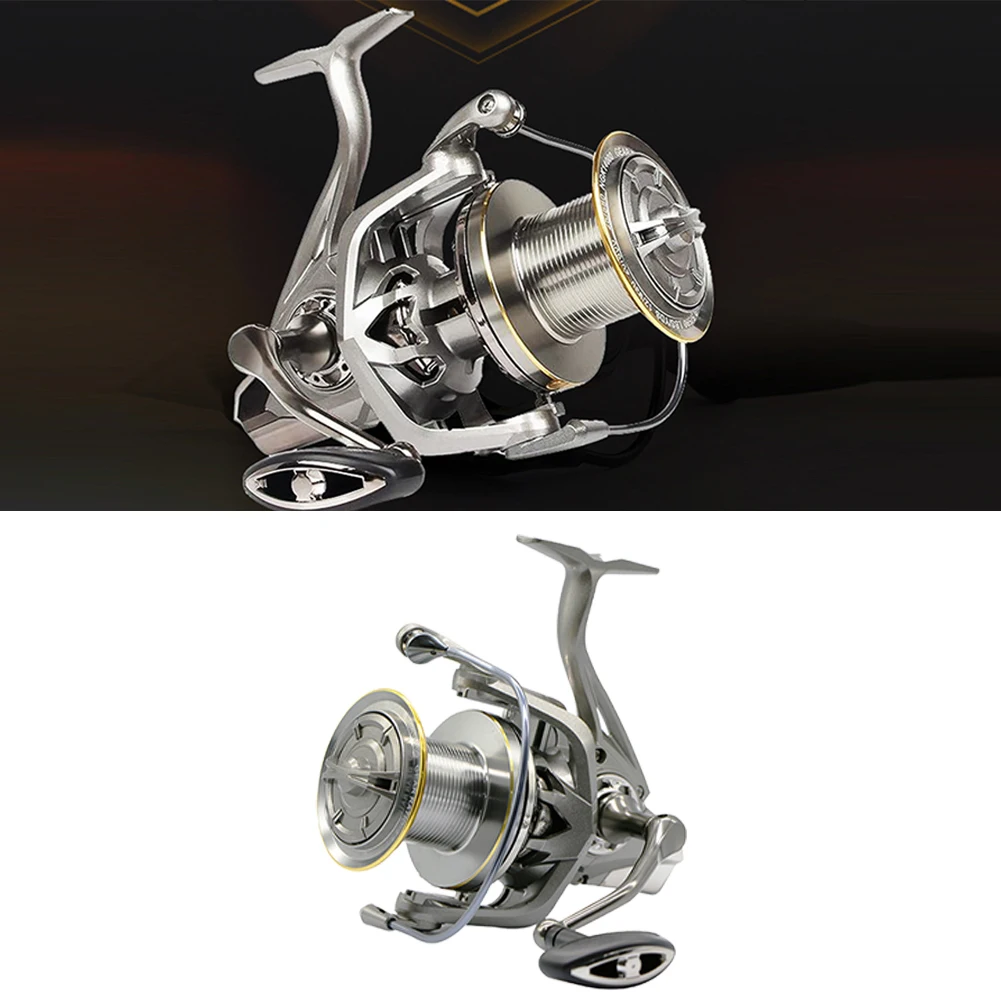 Spinning Reel 4.8:1 Gear Ratio Stainless Steel Bearings Spinning Fishing Reel 8000/9000/10000/12000/14000 Series For Saltwater