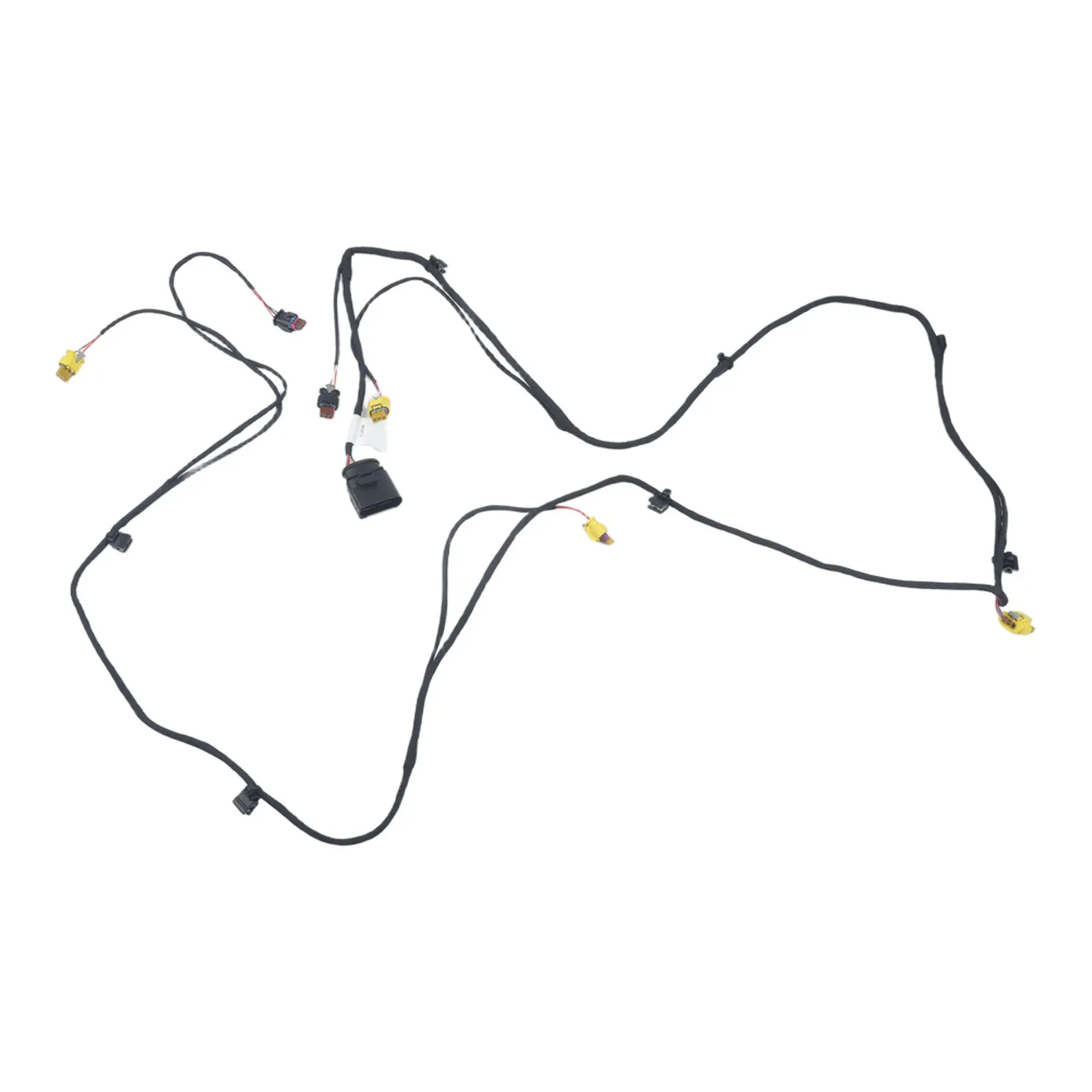 

1pcs Black Abs OEM Number 4K5971095A Front Bumper Parking 6 Sensor Wiring For A6 For C8 2019-2025 Car Accessories