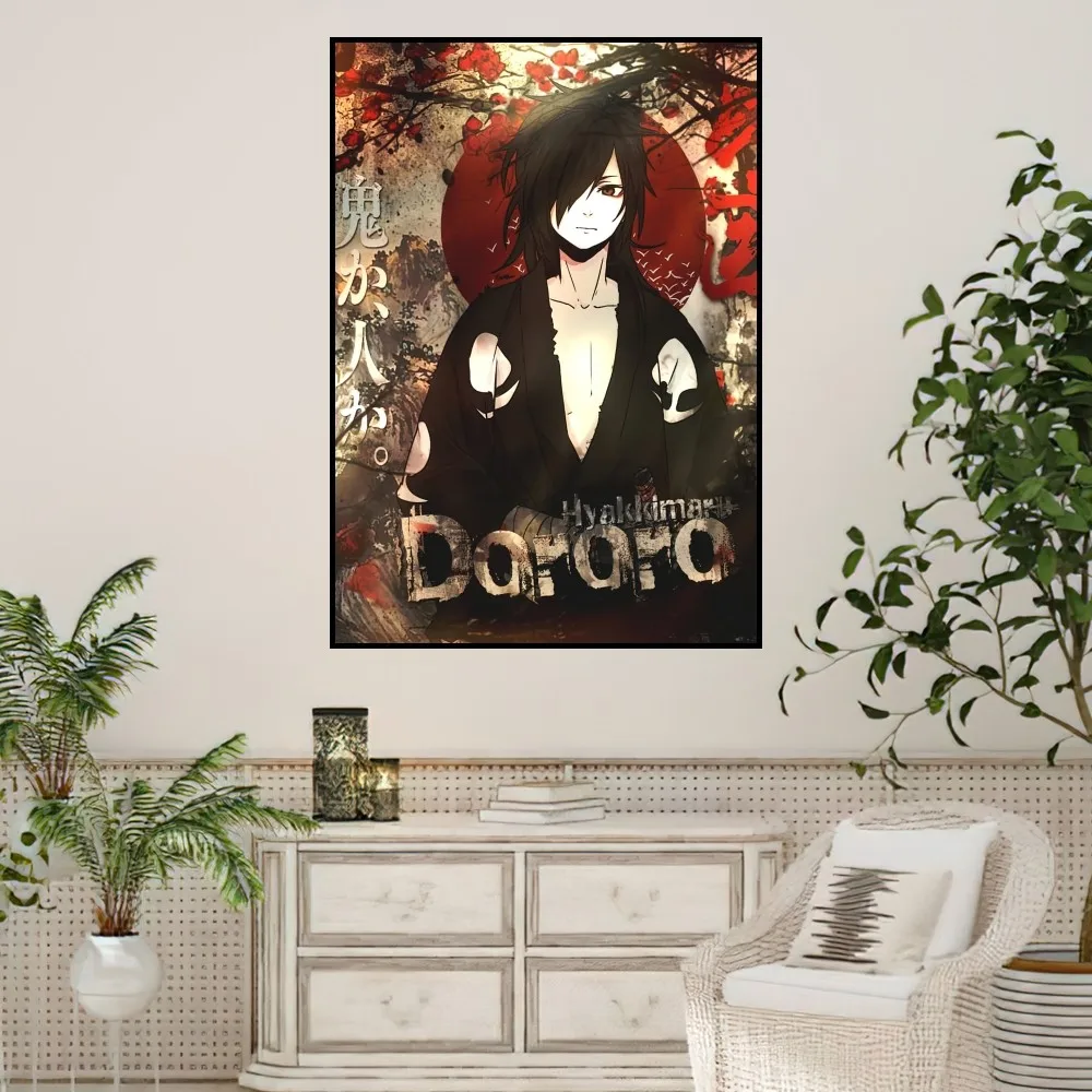 bilibili Anime Dororo Hyakkimaru Poster Prints Wall Sticker Painting Bedroom Living Room Decoration Office Home Self Adhesive