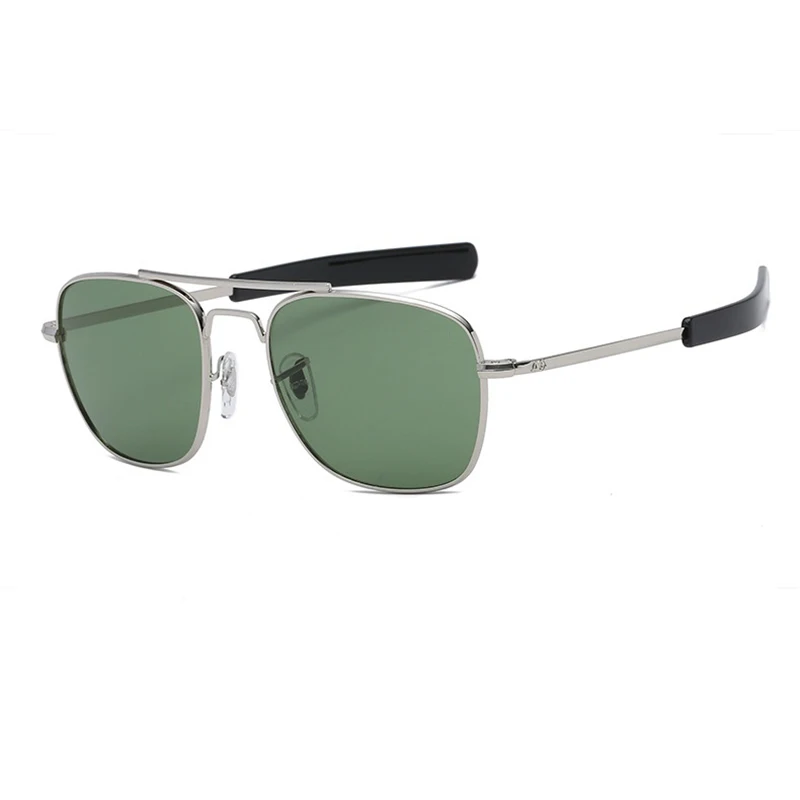 AO الطيران الرجال النساء نظارات شمسية كلاسيكية موضة الطيار الأمريكية البصرية نظارات شمسية باردة للجنسين المعادن UV400 ظلال الشمس Gafas 2025