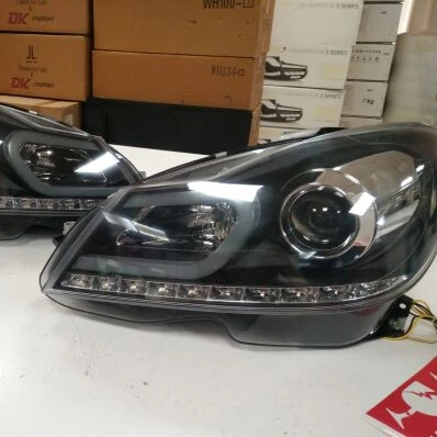 For Mercedes-Benz 2012-2014 Year W204 LED Head Light LED Turn Lights SN