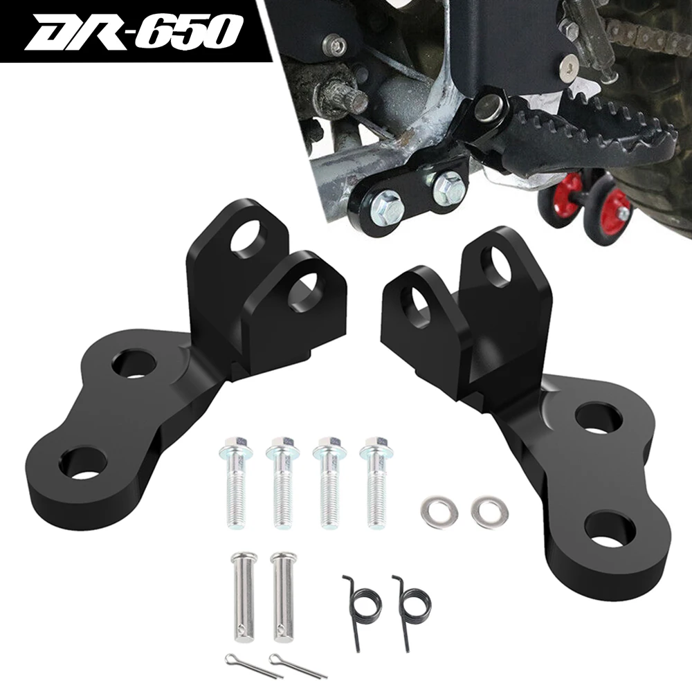 

FOR SUZUKI DR650 DR650S DR650SE DR 650 S SE 1996-2023 2022 2021 2020 2019 2018 2017 2016 Motorcycle Lowered Footpeg Kit Brackets