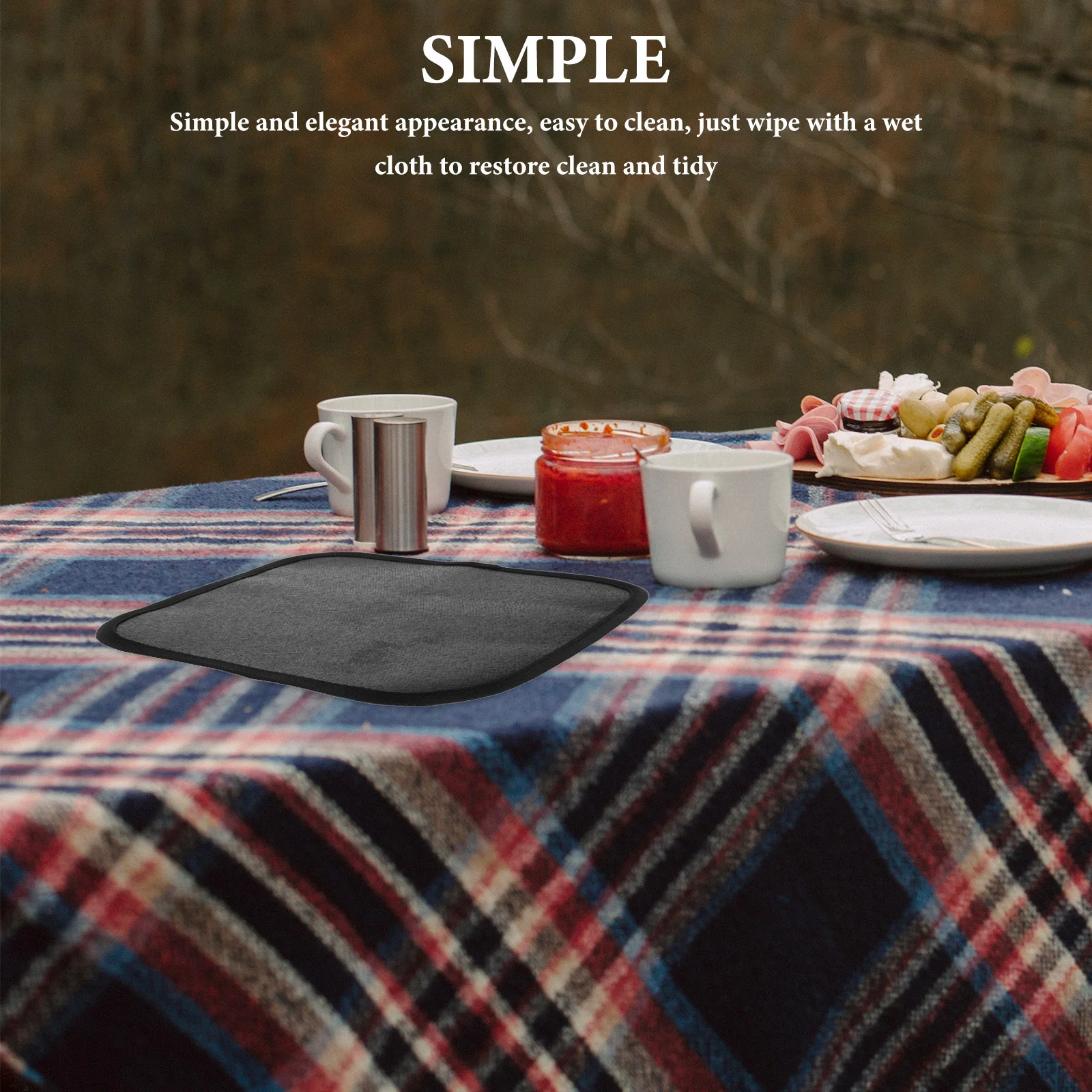 

Fireproof Bbq Grill Mat Thickened Heat Shield For Outdoor Cooking Fire Pit Mat Patio Backyard Camping Fireplace