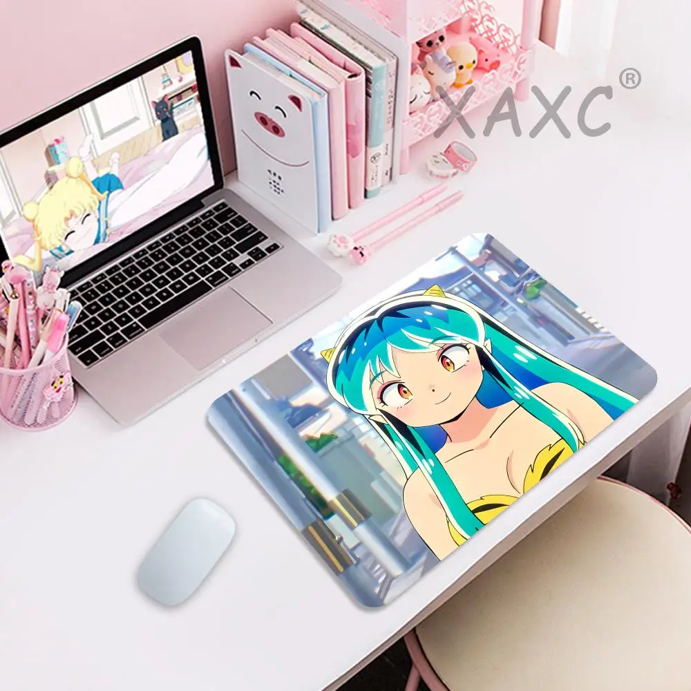 Urusei Y-Yatsuras Cute Anime Small XS Mouse pad Keyboard Pad Laptop Cushion Non-slip PC Desk pad For home, office use HYBXAXC