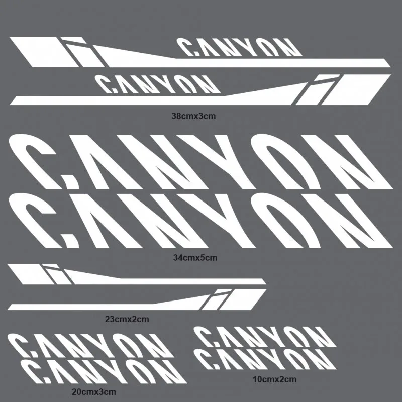 Bicycle Frame Sticker for Canyon Road Bike Mountain Bicycle MTB Race Cycling Decals CANYOU