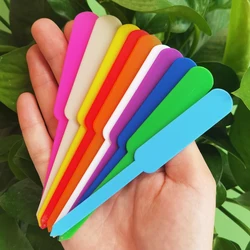 50 Stück wasserdichte Garten pflanze Etiketten Kunststoff Tags Kindergarten Marker Blumentöpfe Sämling schreiben Zeichen Zeichen Zeichen DIY Garten Dekor Werkzeuge