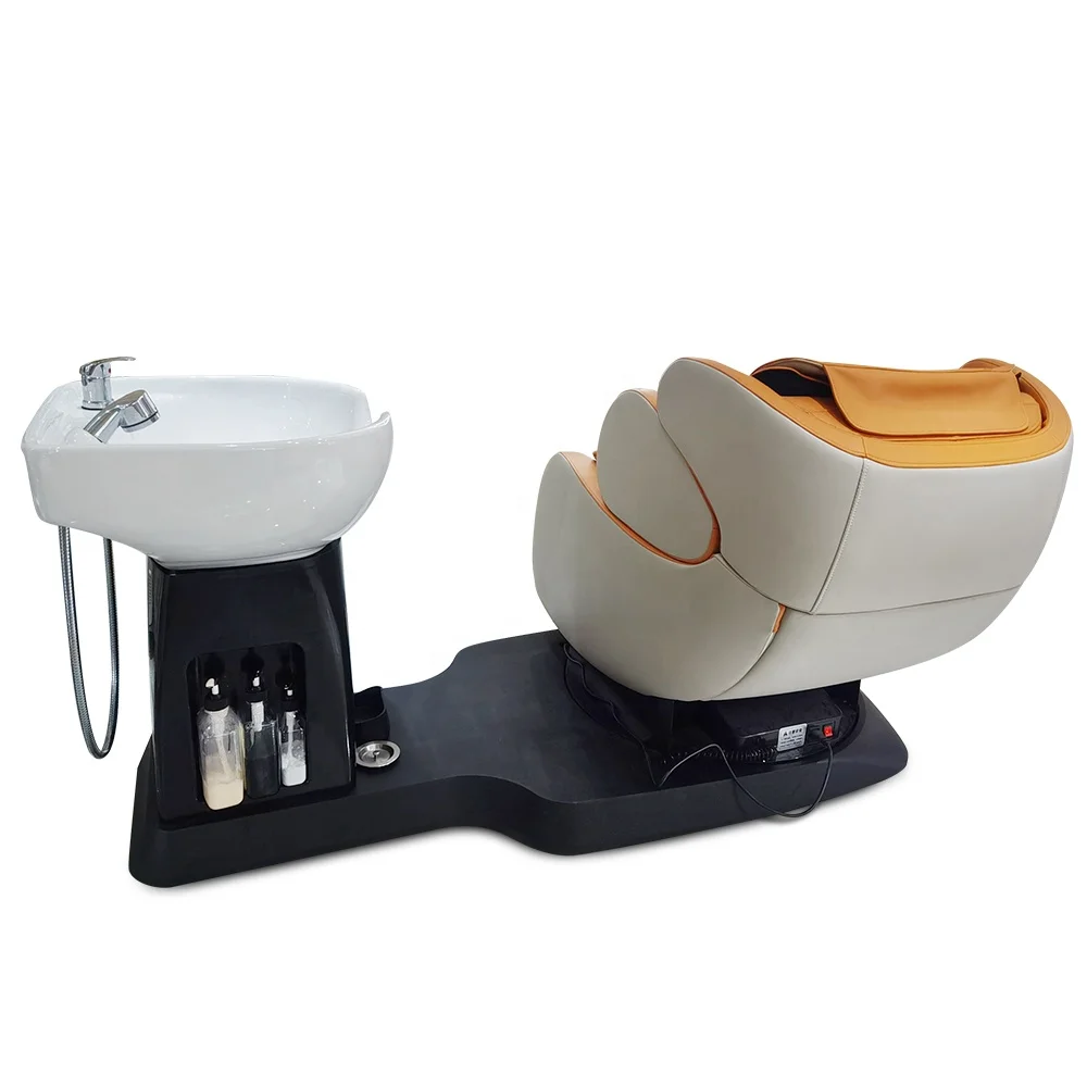 

Wholesales electric salon furniture shampoo bowl and chair