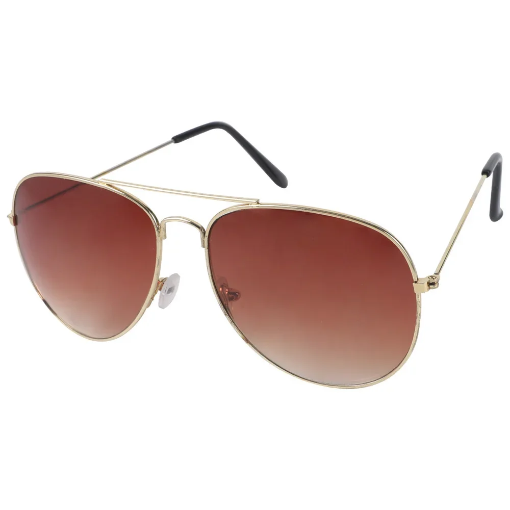 Classic Pilot Men Sunglasses Vintage Metal Ray Sun Glasses Women Mirror Colors Driving Male Shades UV400