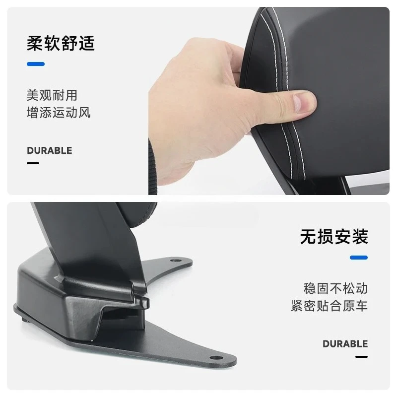 Motorcycle Modification Rear Passenger Backrest Waist Support Cushion Non Destructive Installation For ZONTES 368G 368EDMG 368-G