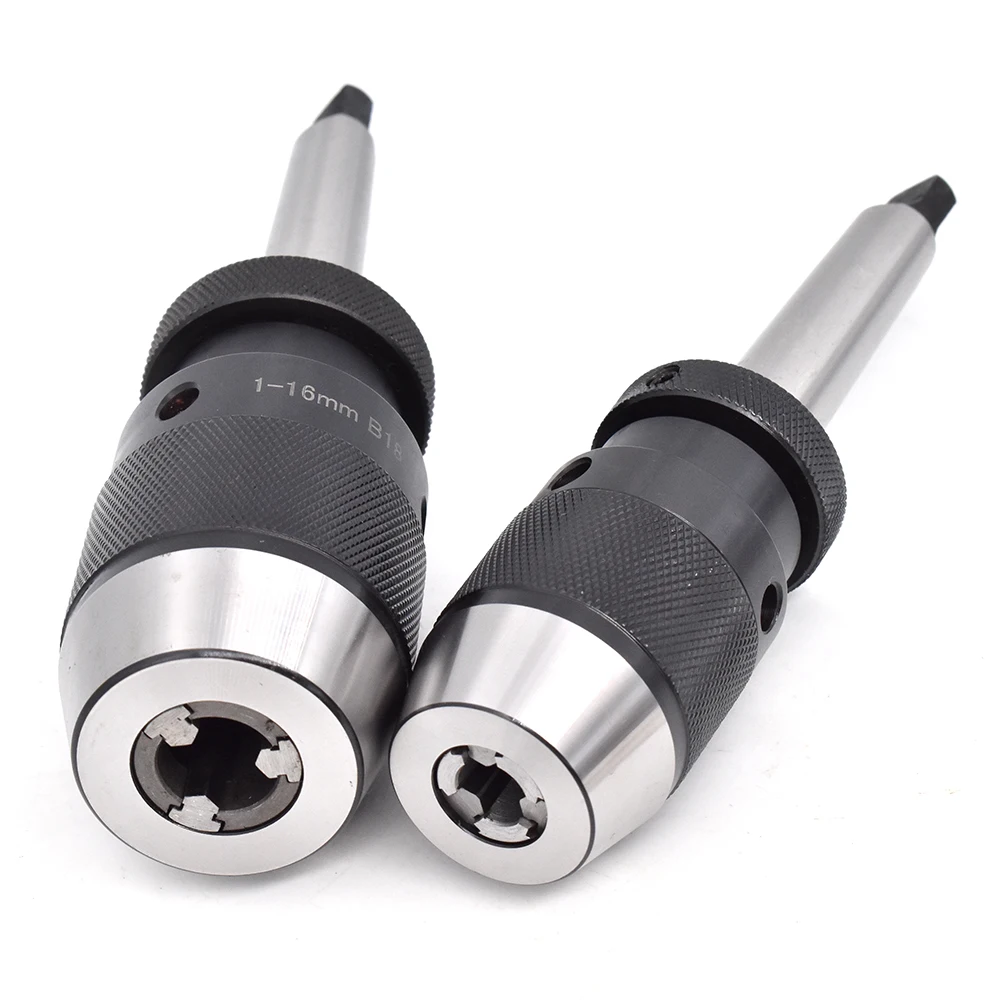 1SET morse cone M10 M12 MT2 MT3 B10 B12 B16 B18 B22 Drill Chuck Self Tighten Drill Chuck Light Duty Taper cnc machine