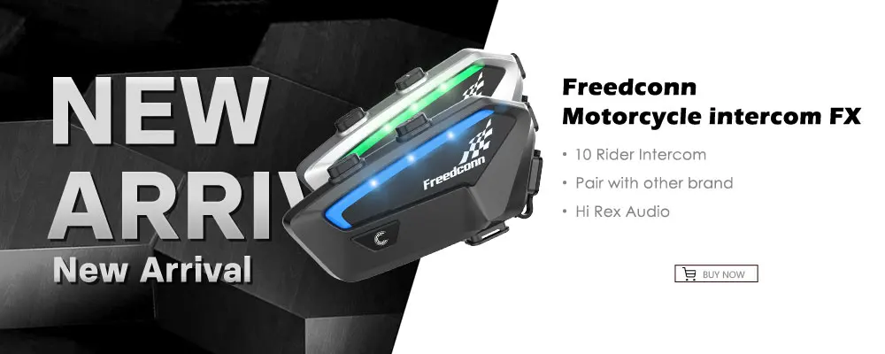 Freedconn r1 pro bluetooth motocicleta interfone capacete fone de