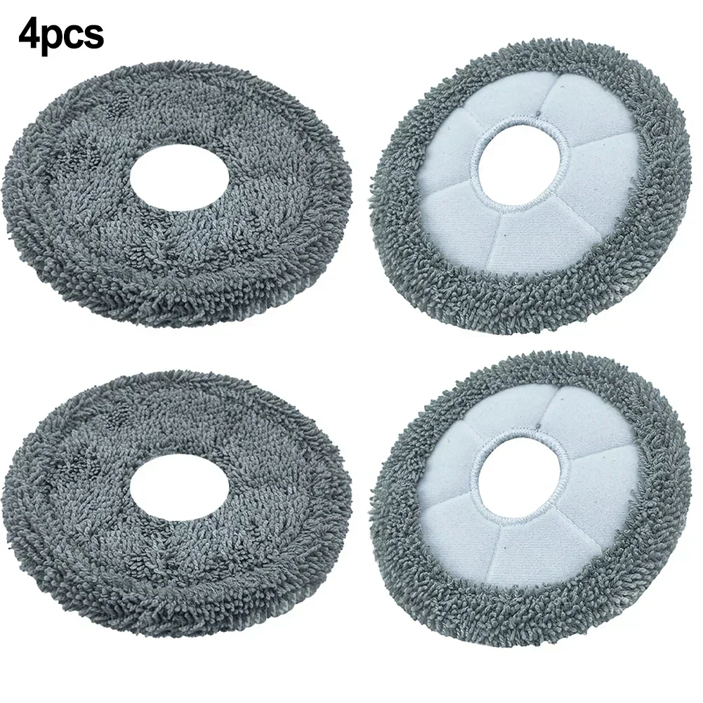 

4pcs Mop Cloth For L10s Ultra/ S10/ S10 Pro RoVacuum Cleaner Spare Parts Replacement Accessories