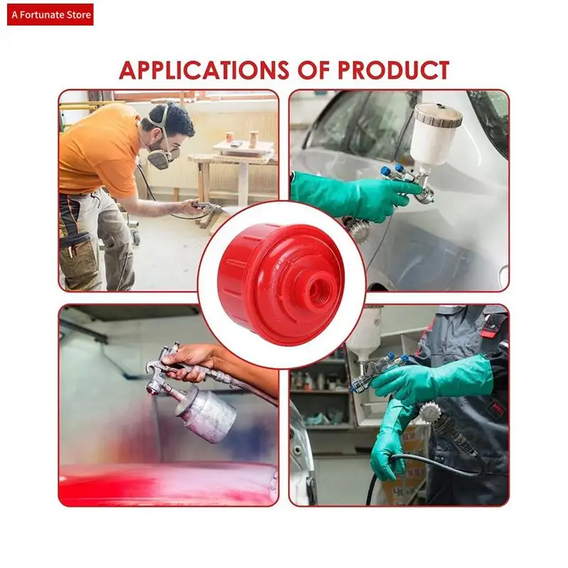 

10 Piece Spray Tool Filter 58X68mm Mini Air-Water Filter Plastic Waterproof Plastic Filter Ball High-Flow Tool Filter