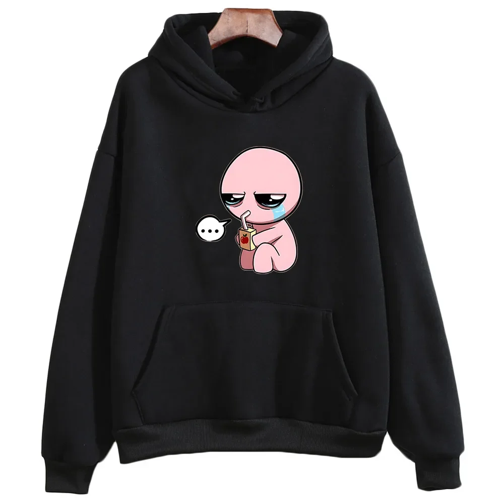 Roguelike The Binding of Isaac Oversized Hoodie WOMEN Kawaii/Cute Game Long-sleeved Sweatshirt Cartoon Regulai Fit Aesthetic Top