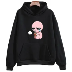 Roguelike The Binding of Isaac Oversized Hoodie WOMEN Kawaii/Cute Game Long-sleeved Sweatshirt Cartoon Regulai Fit Aesthetic Top