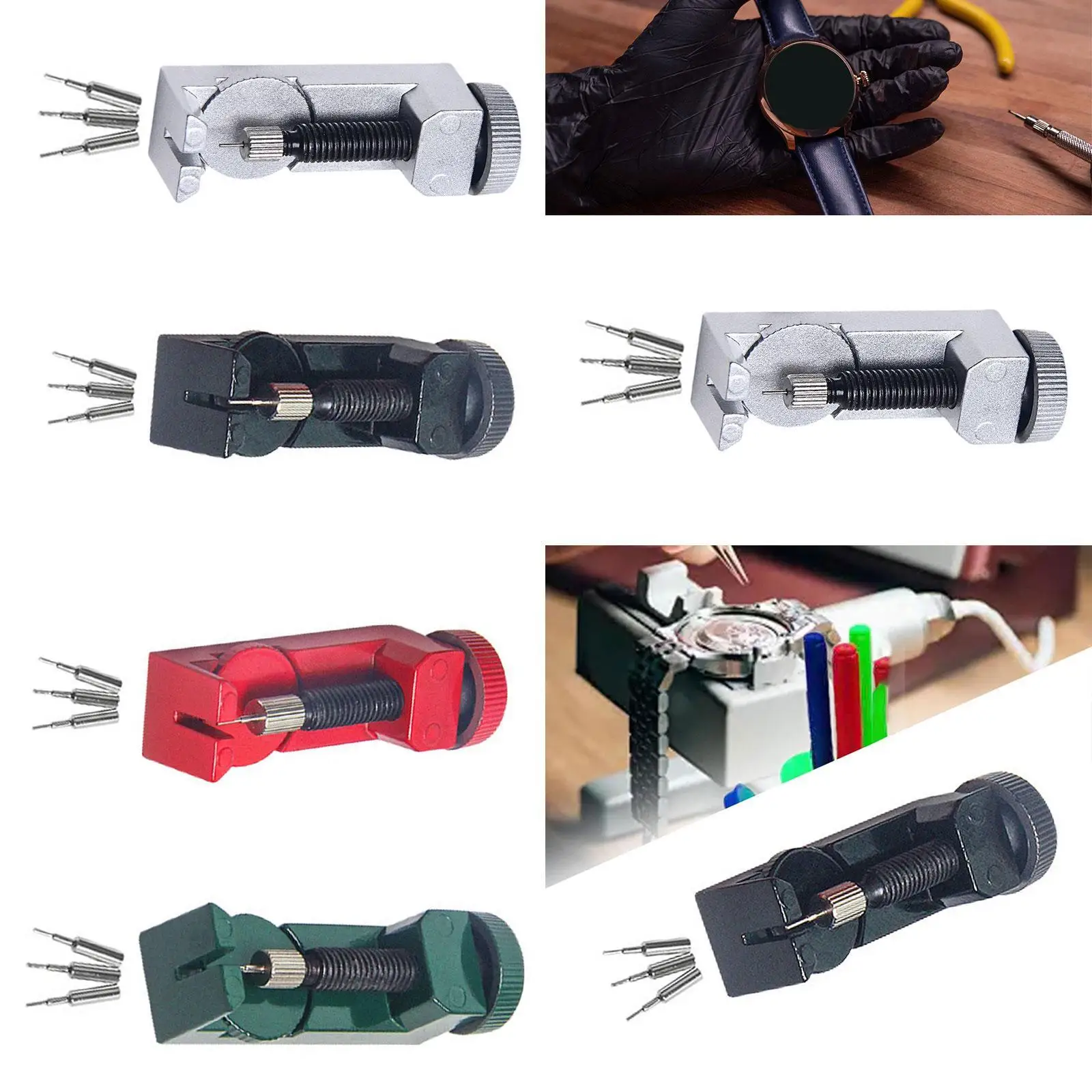 Watch Link Adjustment Tool Kit,Pin Extractor for Strap Resizing,Bracelet