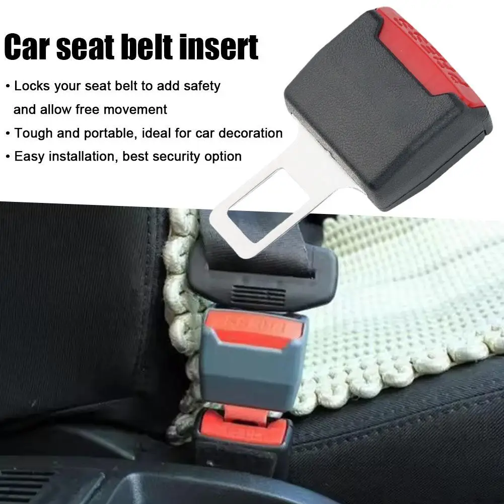 Seat Belt Clip High Quality Safety Adjustable Seat Car Seat Belt Black Universal Belts Accessories Extender Tough Clip M0B3