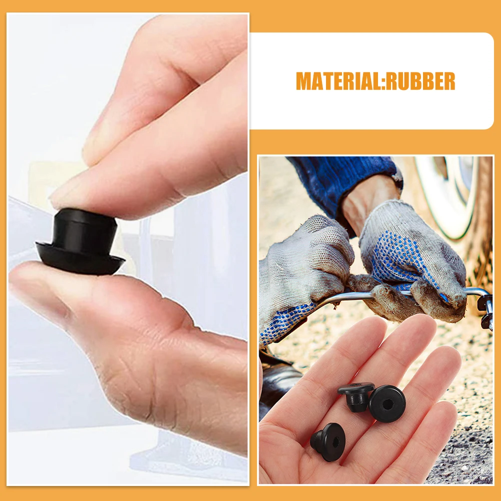 24 szt. Korki do wlewania oleju, korki do kranów, korki do butelek hydraulicznych podłogowych, części, materiał gumowy, wszechstronna kompatybilność, szczelność