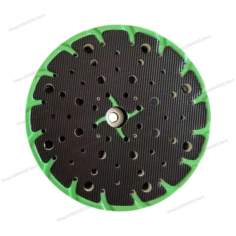 For 6-inch 48 Hole Green Edge Dry Grinder Polishing Disc Polishing Disc Vacuum Cleaner Polishing Machine Self-adhesive Disc