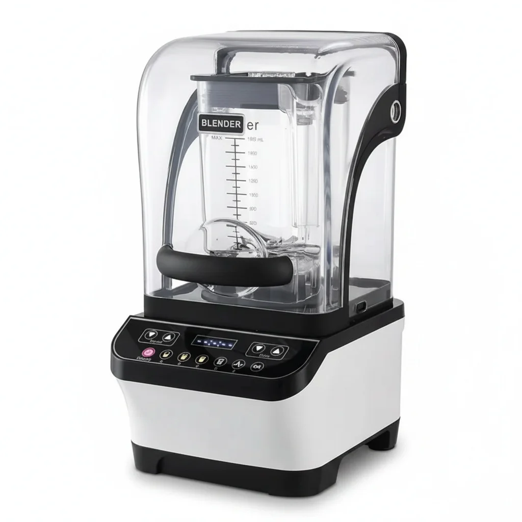

Commercial Smoothie Blender, 304 Stainless Steel Blades, 24x26x47.5cm, Professional Fruit Blender, Multifunctional Mixer