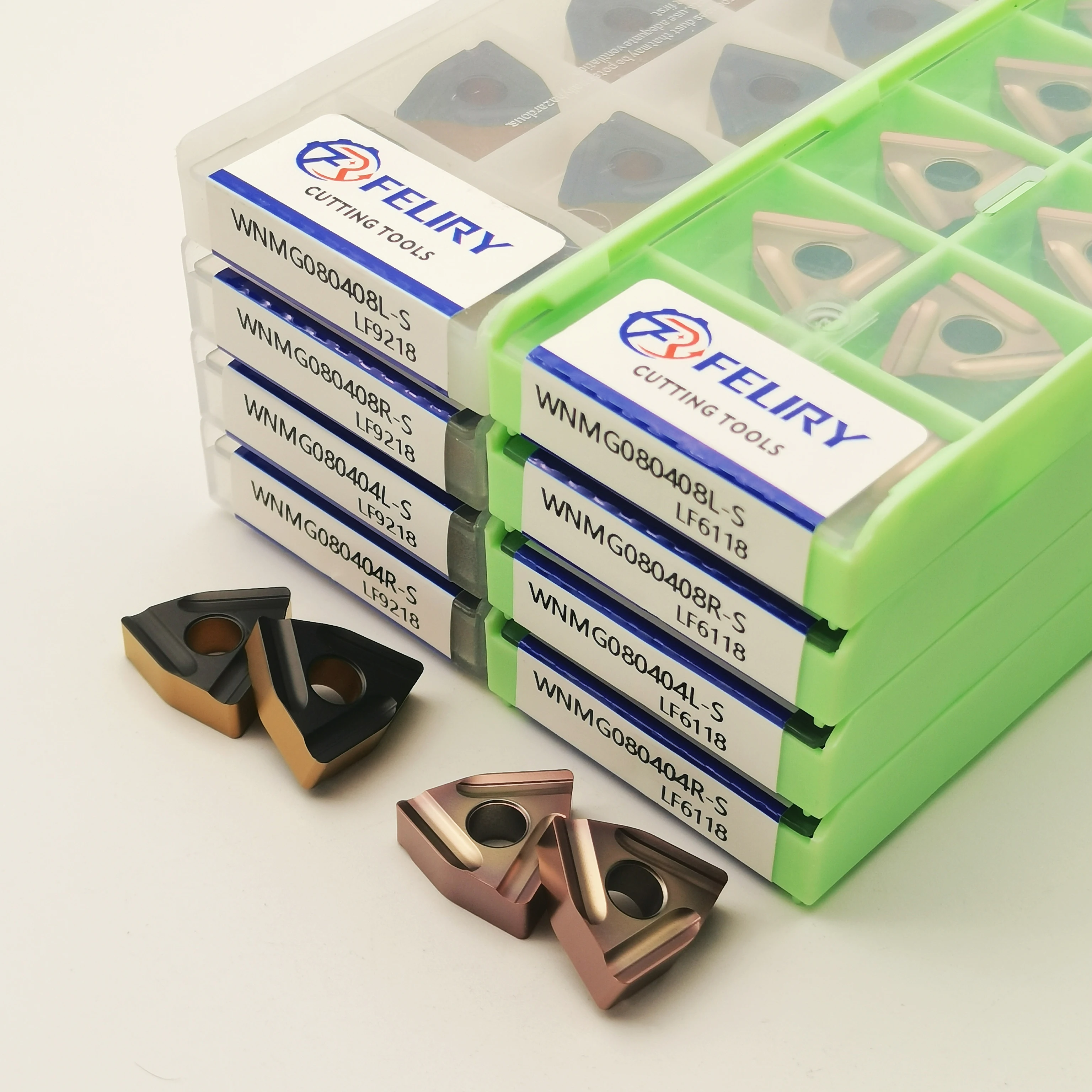 

WNMG080404R WNMG080404L WNMG080408R WNMG080408L LF6018 and other high quality carbide tools can process various materials WNMG