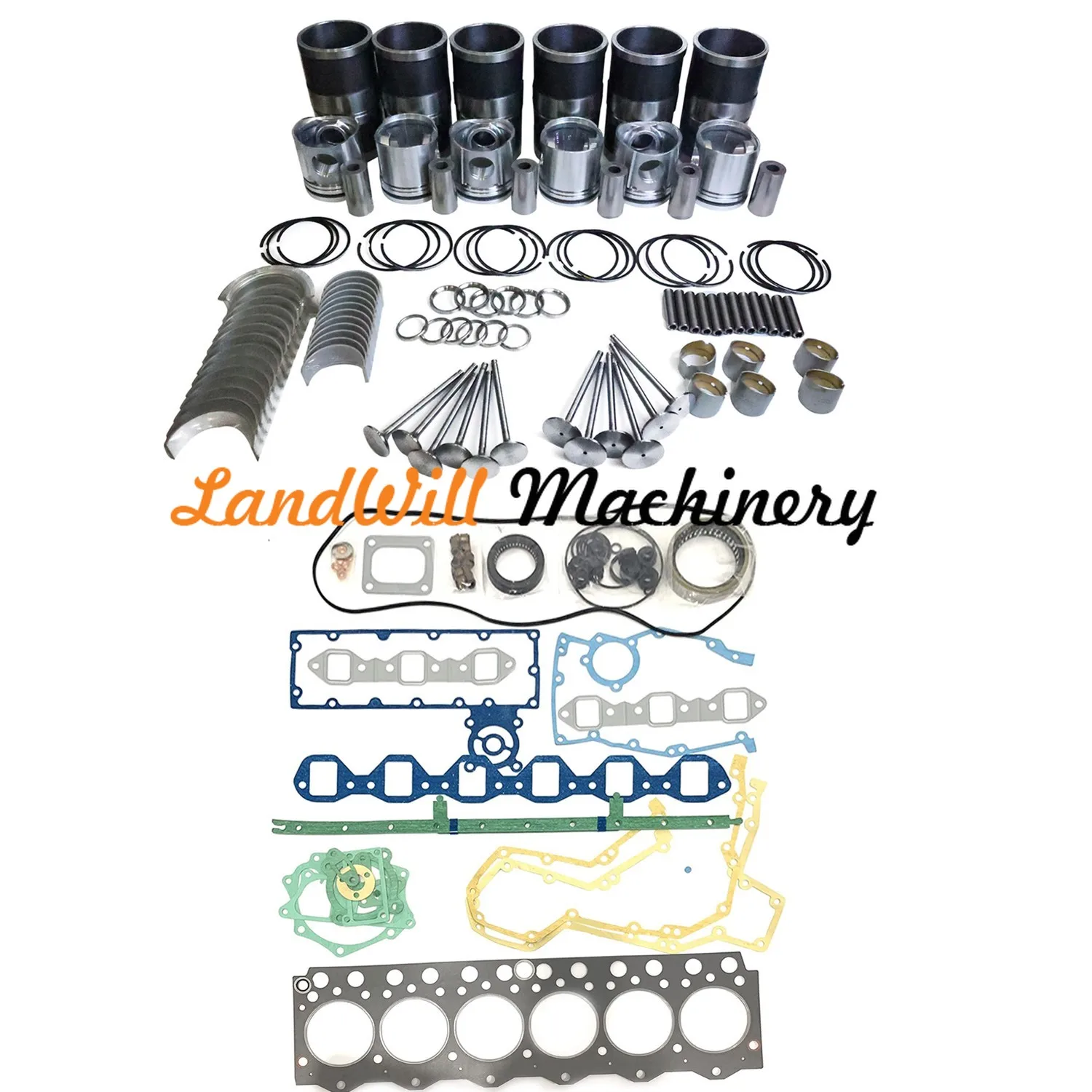 Overhaul Rebuild Kit Connecting Rod + Crankshaft Fits For Komatsu S6D95L Engine
