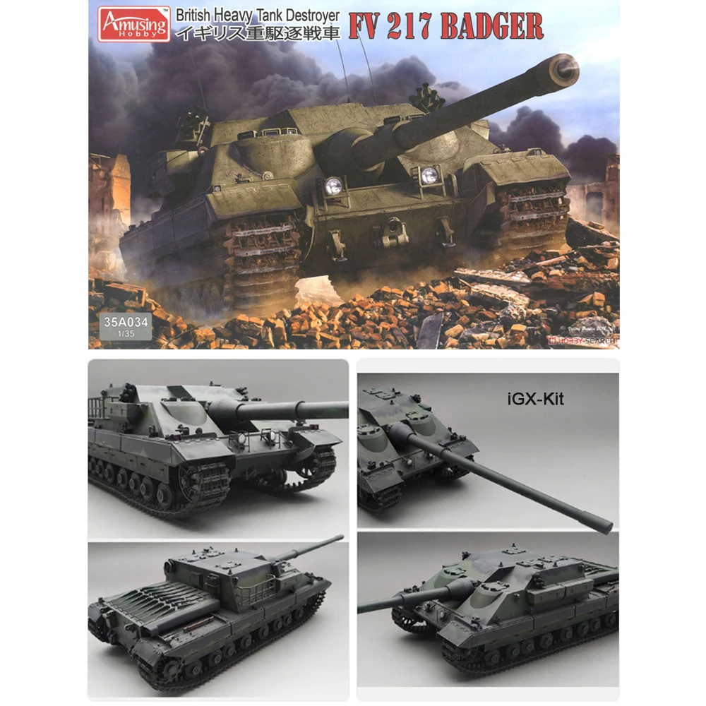 Model Kit Destroyer - Amusing 35A034 Skala 1:35 Tank Destroyer
