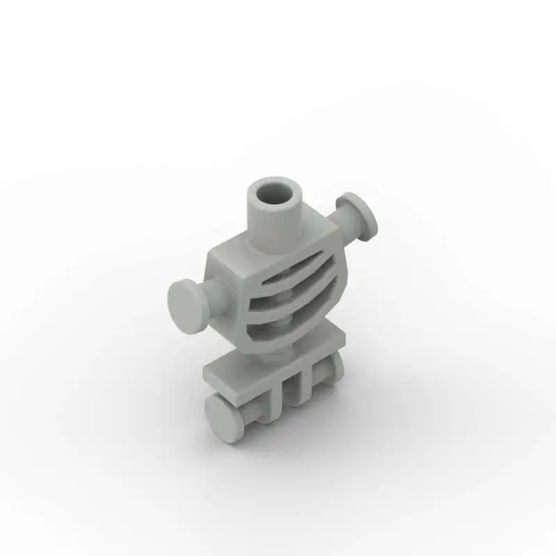 Moc 10 pçs parte tijolo 60115 esqueleto corpo blocos de construção ombro compatível montar quebra-cabeça partículas brinquedo diy dia das bruxas presente do miúdo