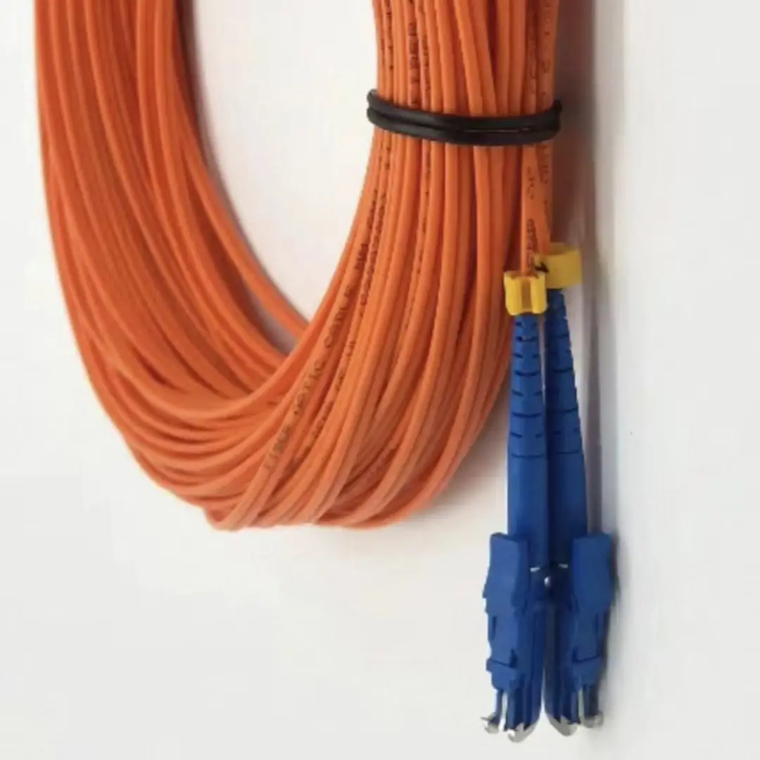 光ファイバーパッチコード E2000-LC デュプレックス OM1 OM2 1M 2M 3M 5M 7M 10M 光ファイバージャンパー マルチモード DX MM 50m 30m 20m E2000 E2k