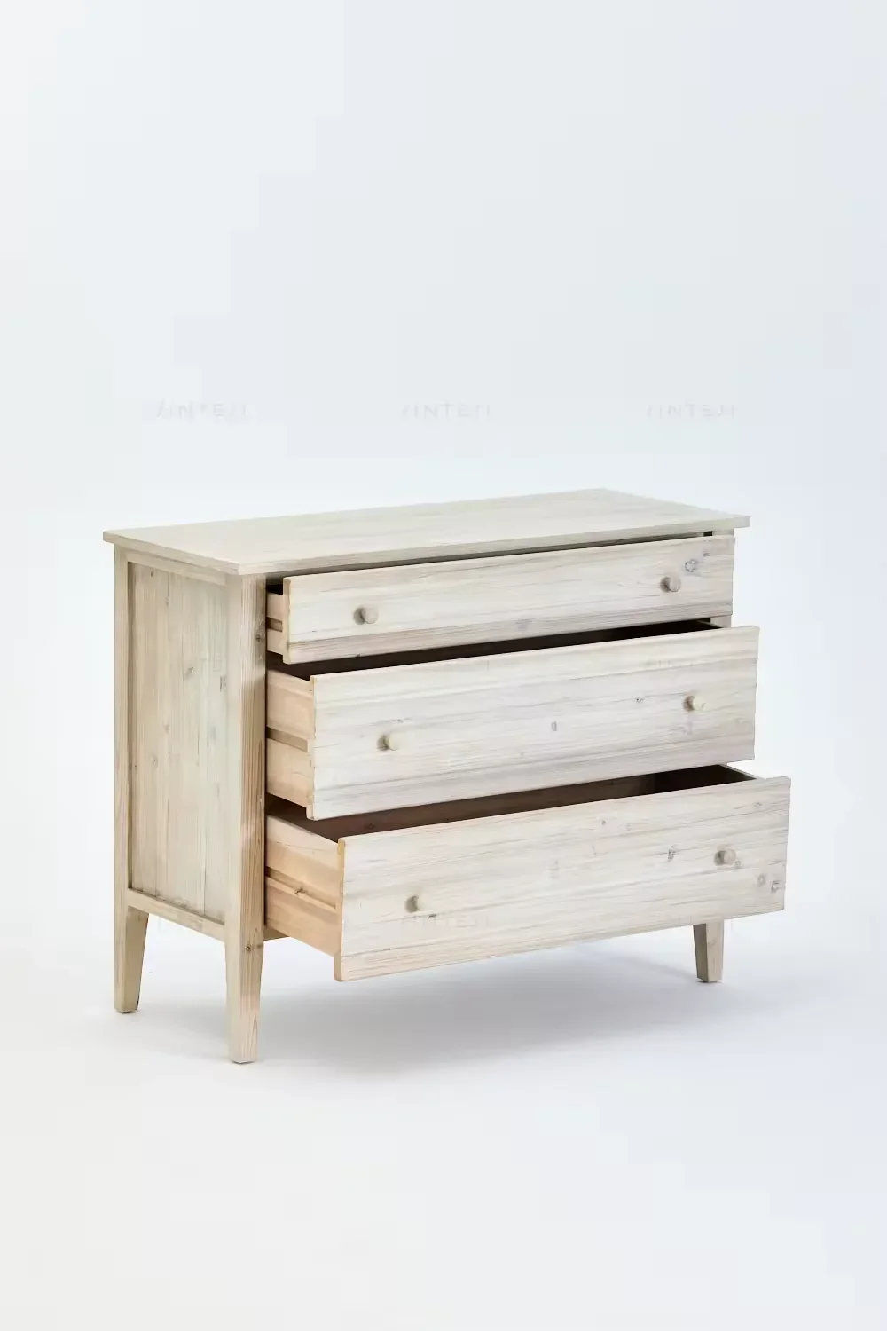 

-Modern Minimalist 3-Tier Wood Wooden Dresser Furniture For Bedroom Living Room Or Dining Application Chest Of Drawers