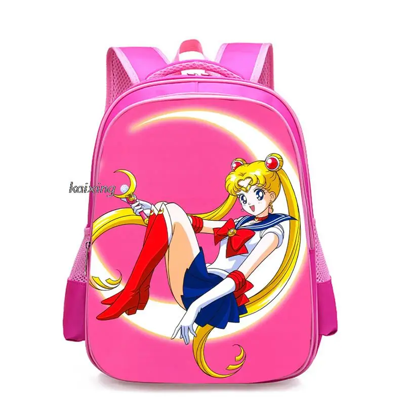 Plecak Cosplay Sailor Moon Princess tornister Baby Girls Boys ortopedyczne plecaki dziecięce BookBags Primary Mochilas Gift