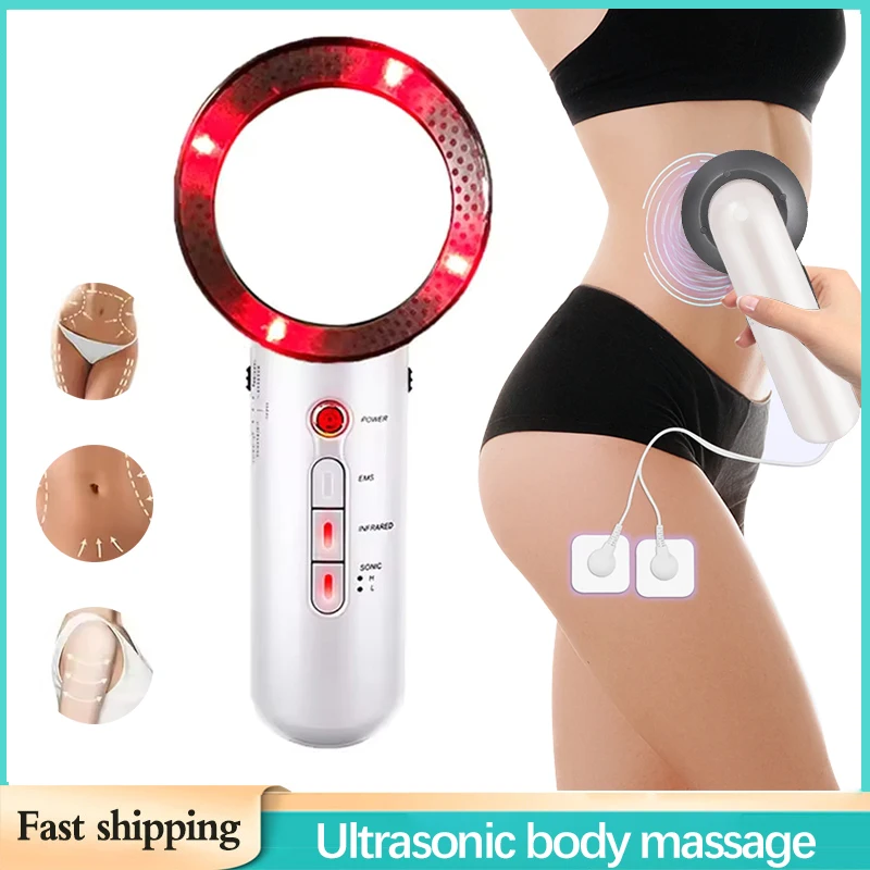 

Инфракрасный ультразвуковой массажер для тела 3 в 1, антицеллюлитный сжигатель жира, инфракрасный аппарат для похудения